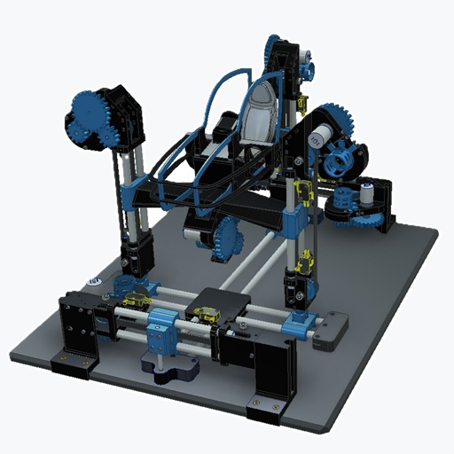 First picture of my 6DOF Motion Rig calles "MidiMotionRig"