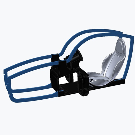 MidiMotionRig: Cockpit with mounted Roofline